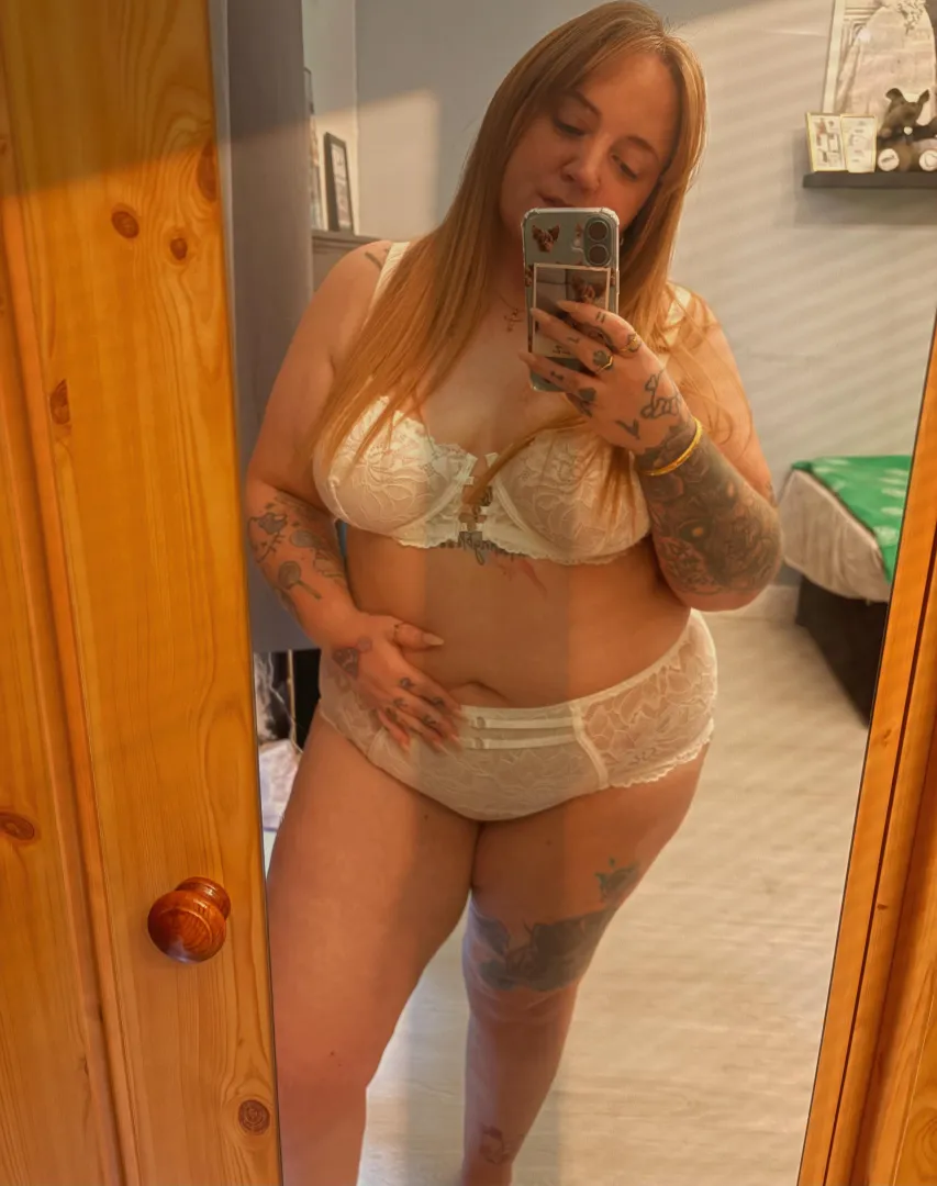White lingerie always makes my body feel so good