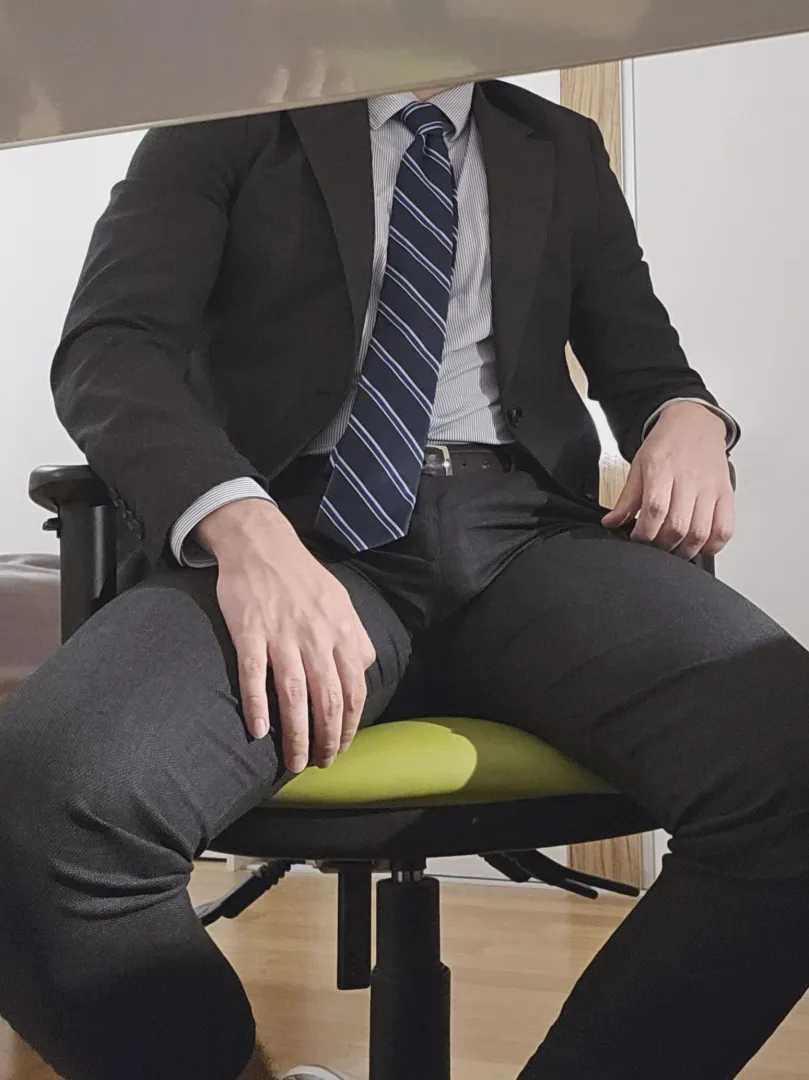Who doesnt love a big cock in a suit