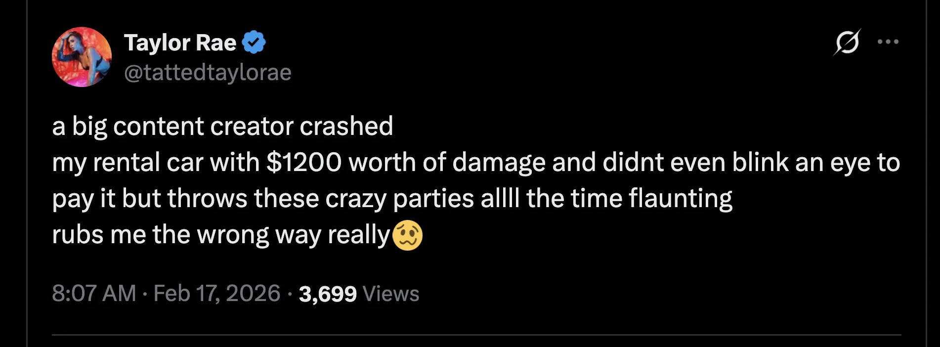 Who is Taylor Rae talking about?