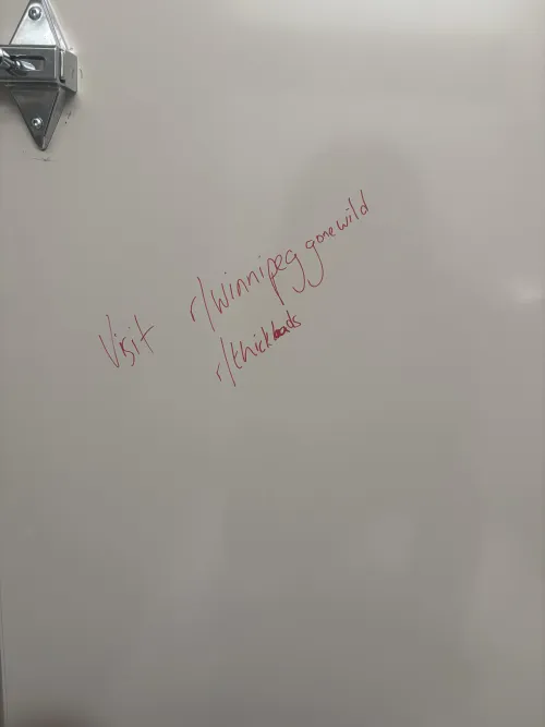 Who this? Why tag a campus bathroom?