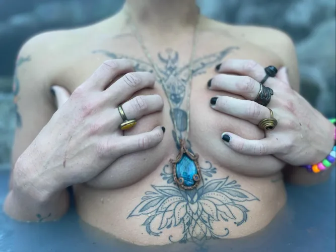 Who wants to soak in these gorgeous hot springs?