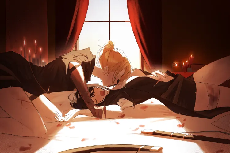 Wholesome Evening -- Itsuki and Hijiri Takao [Failure Frame] (Eli, @Elisbian_)