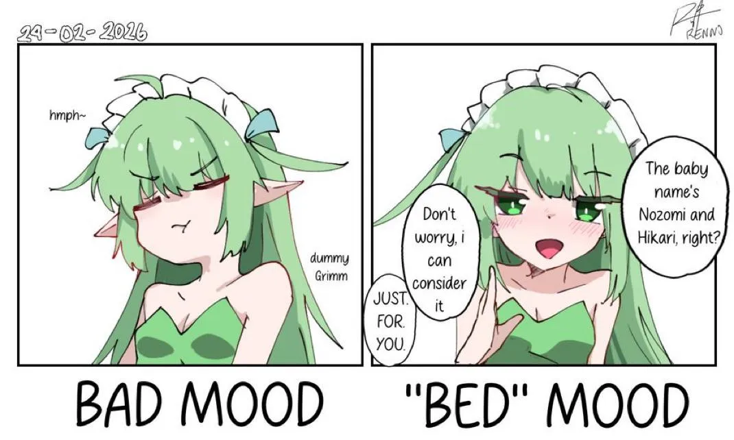 Why didn’t leaf covered herself in cherry flavored lube and entered grimm’s ass when he was asleep? Is she stupid?