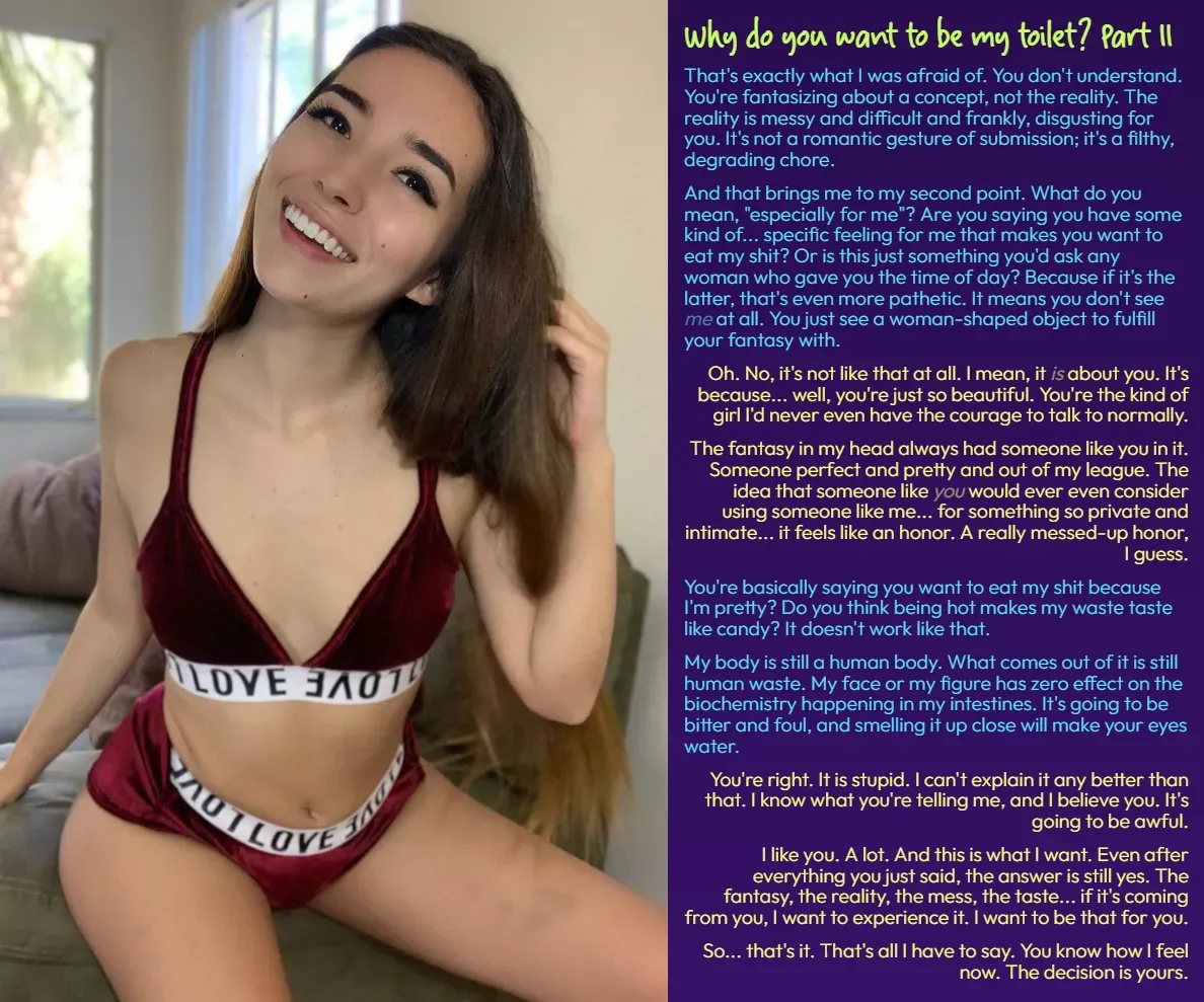 Why do you want to be my toilet? Part II [Toilet]