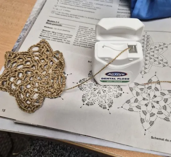 Why is my used floss snowflake so limp?