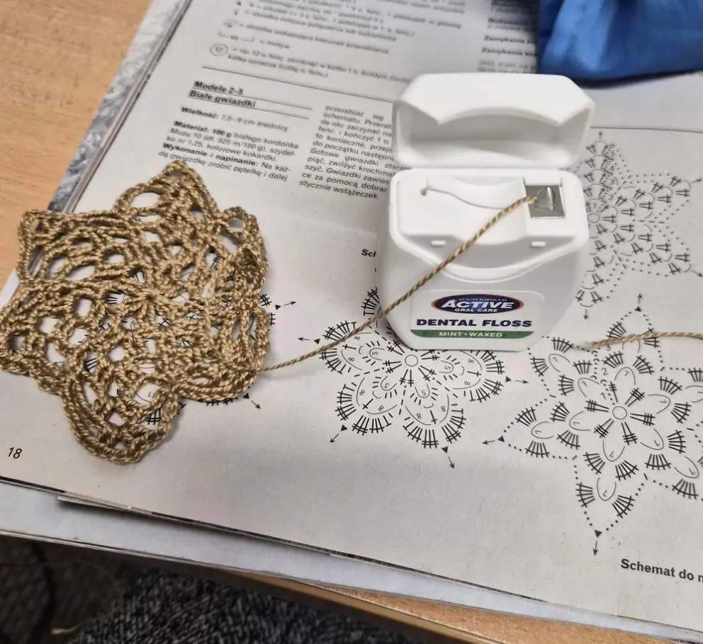 Why is my used floss snowflake so limp?