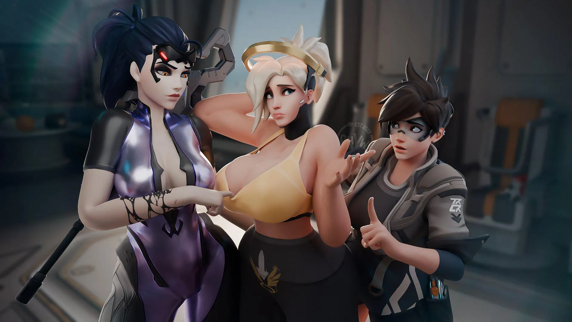Widowmaker, Mercy & Tracer (Rhyw)