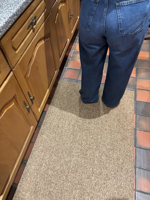 Wife in jeans