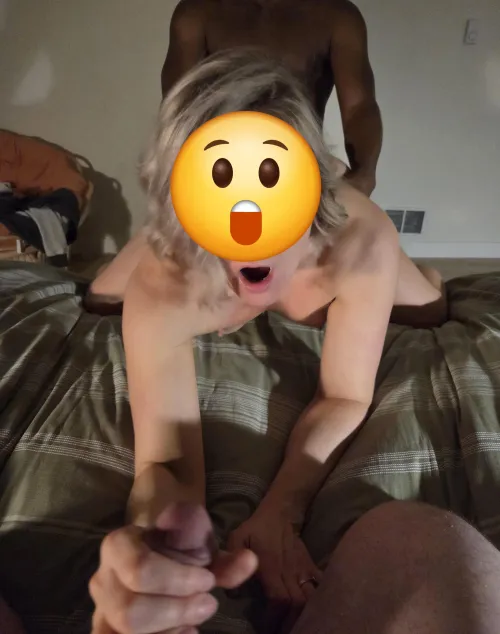 Wife with her birthday present