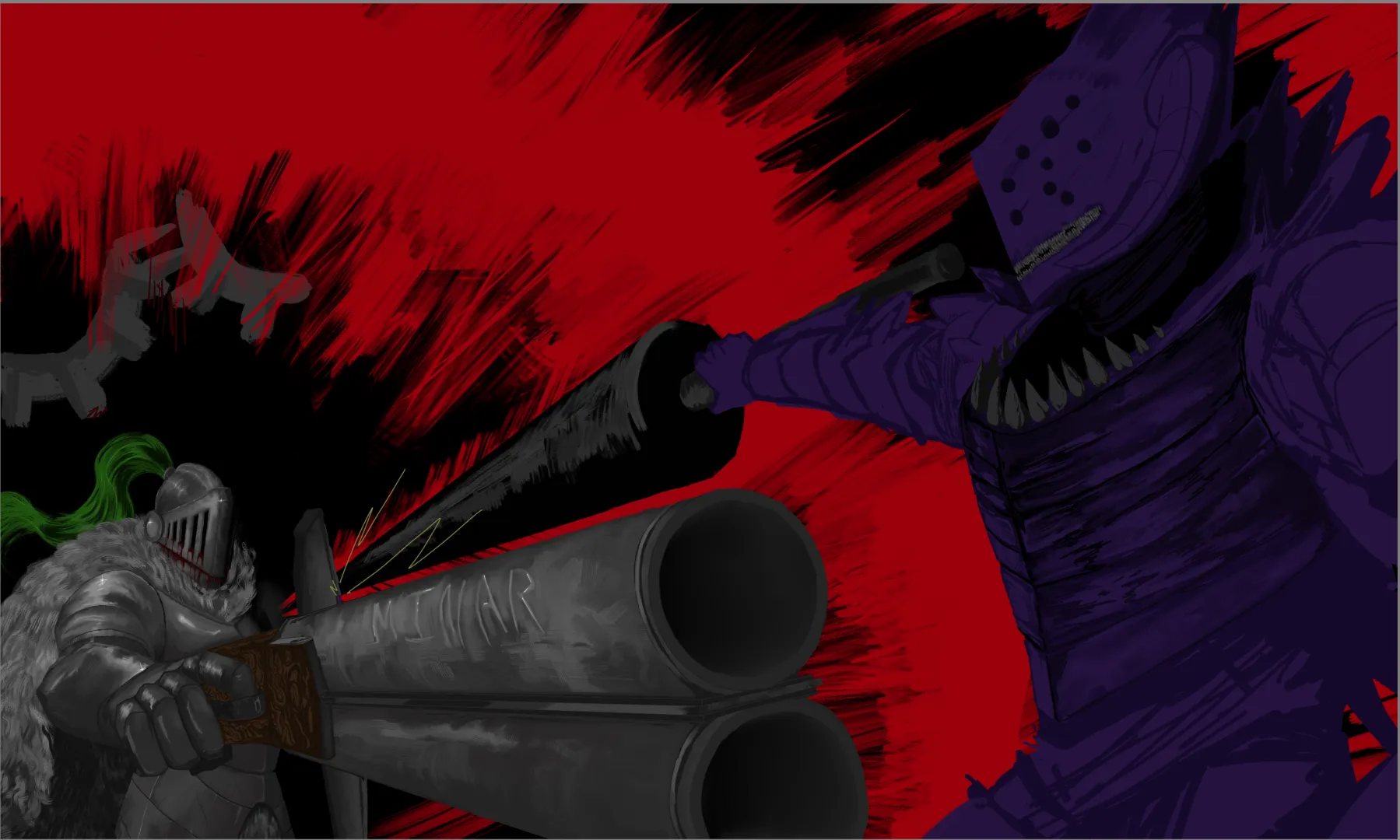 WIP of my Grimm drawing