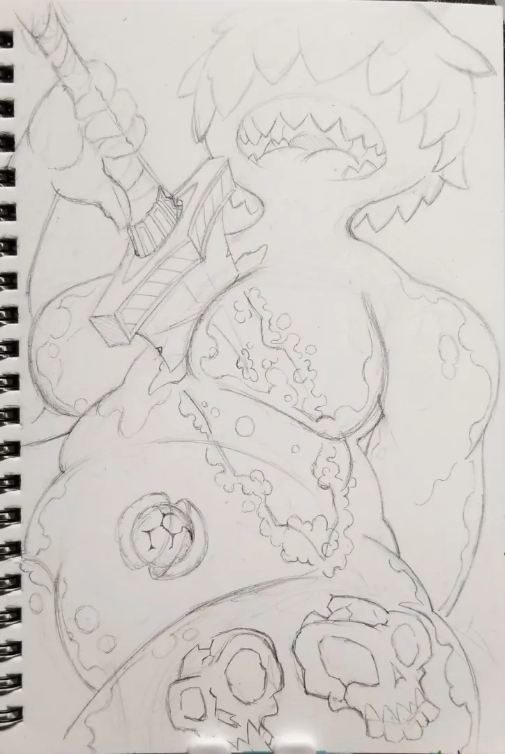 WiP of new Slime Girl