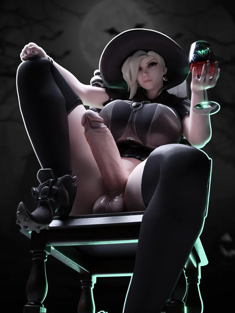 Witch Mercy (Rhyw) [Overwatch]