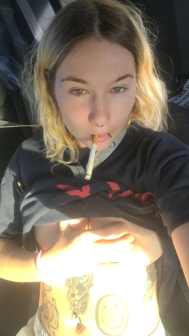 With cigarette smoke in my lungs I feel better