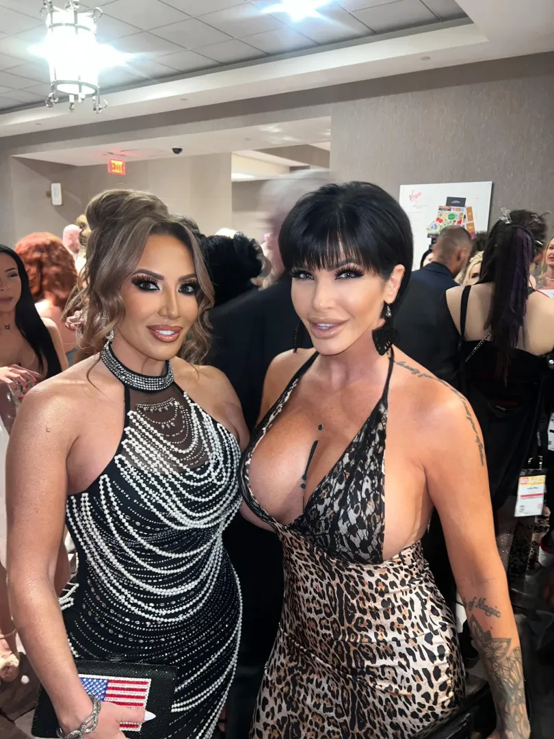 With Richelle at the AVN.