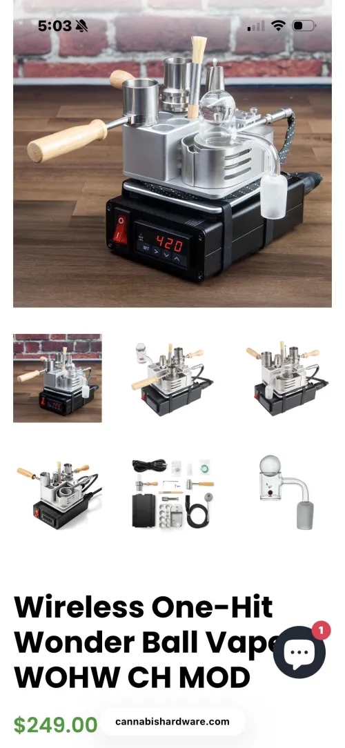 Wohw with a cannabis hardware mod???