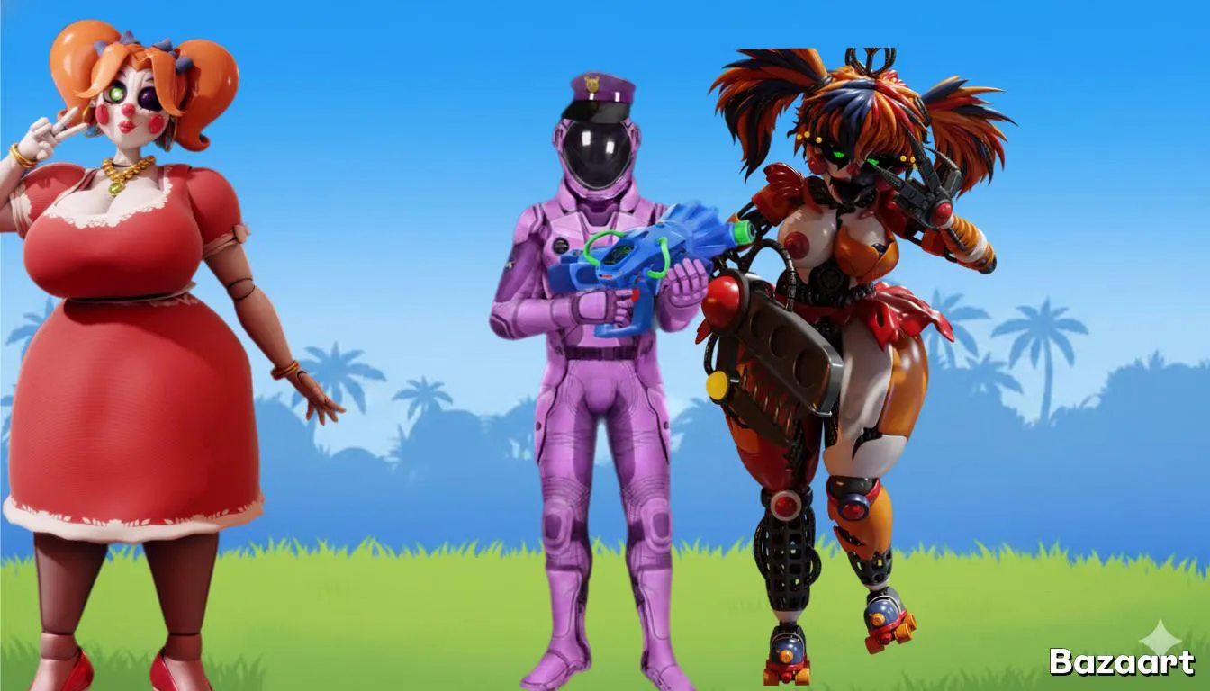 Working on a poster for a potential Fnaf unity game