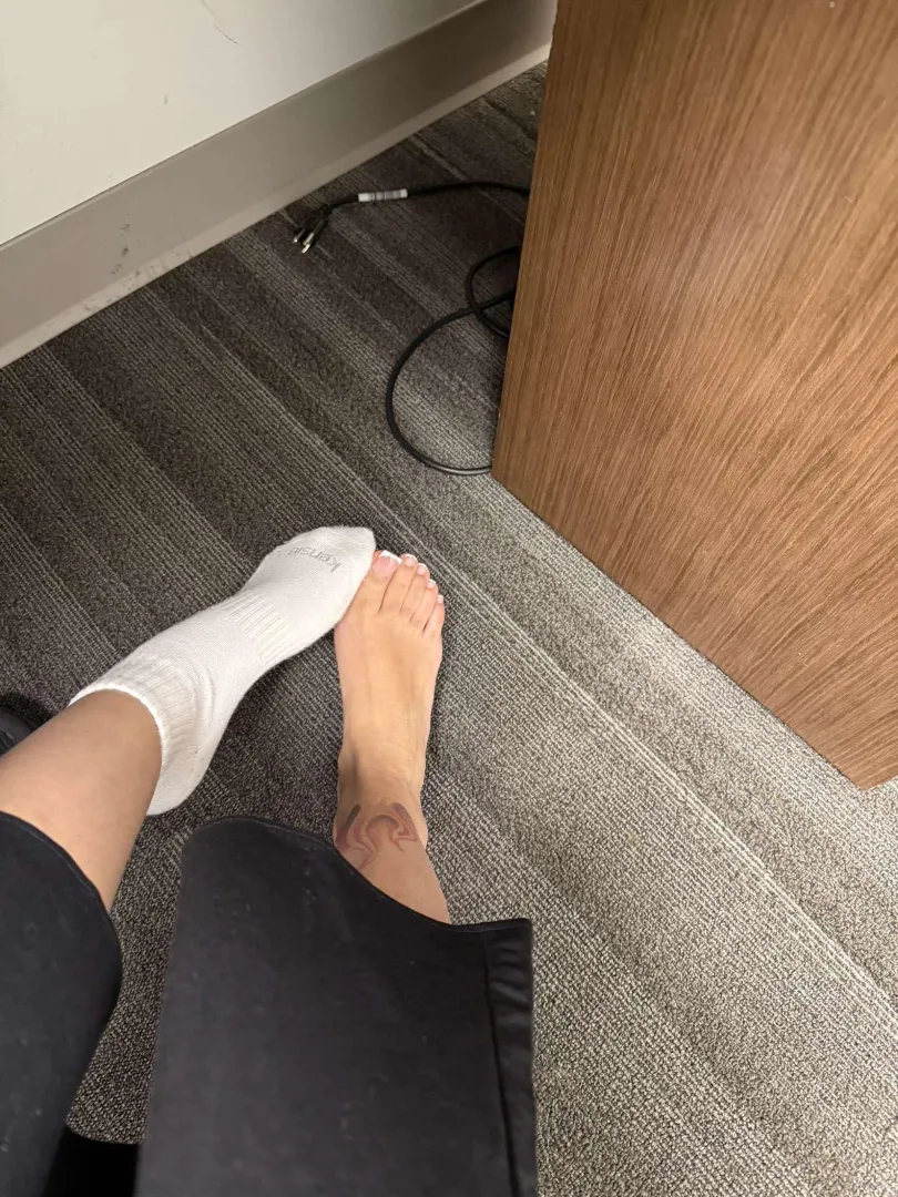 Worn socks make you feel better 