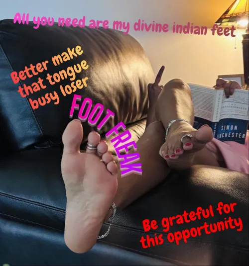 Worship my beautifull feet loser