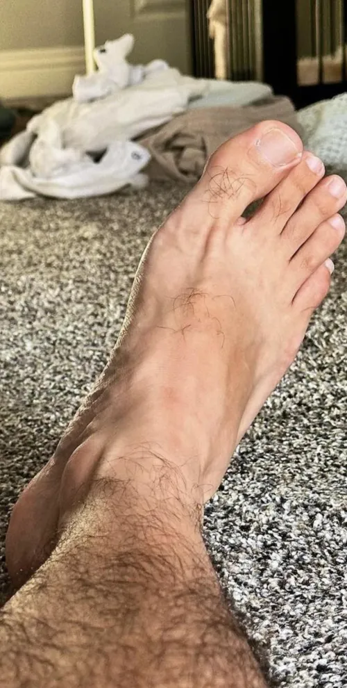 Would you kiss and suck on these toes?