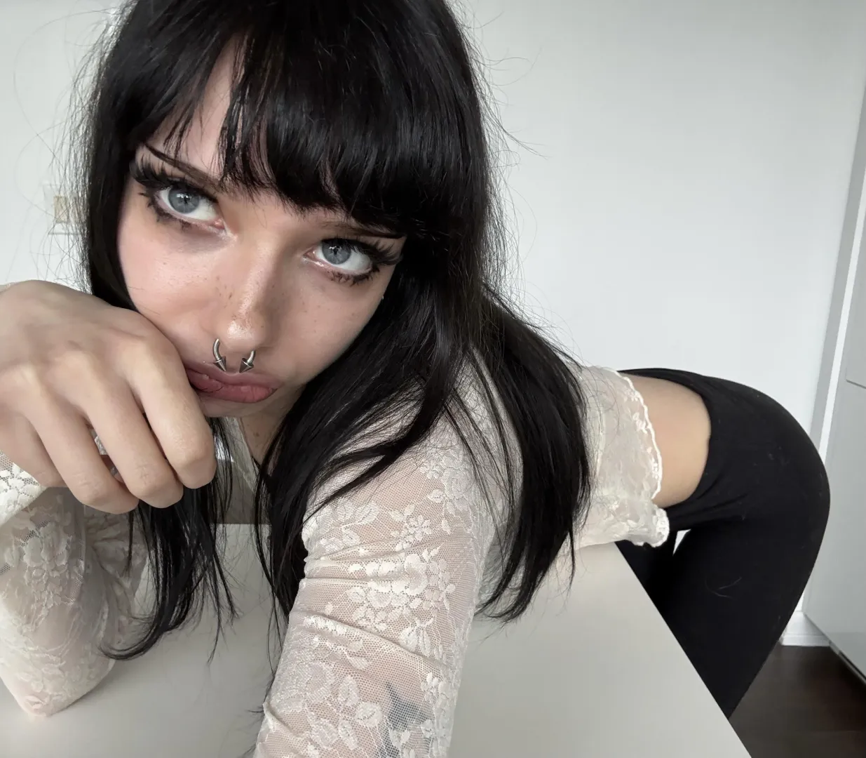 would you pull down my pants and fuck me while i’m bent over the counter like this? 