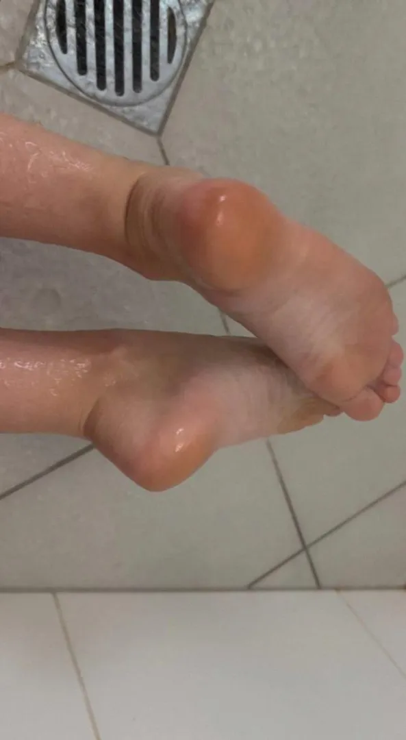Would you suck my sole as you cum over them?