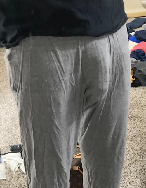 Would you want me to wear sweats around your friends or?