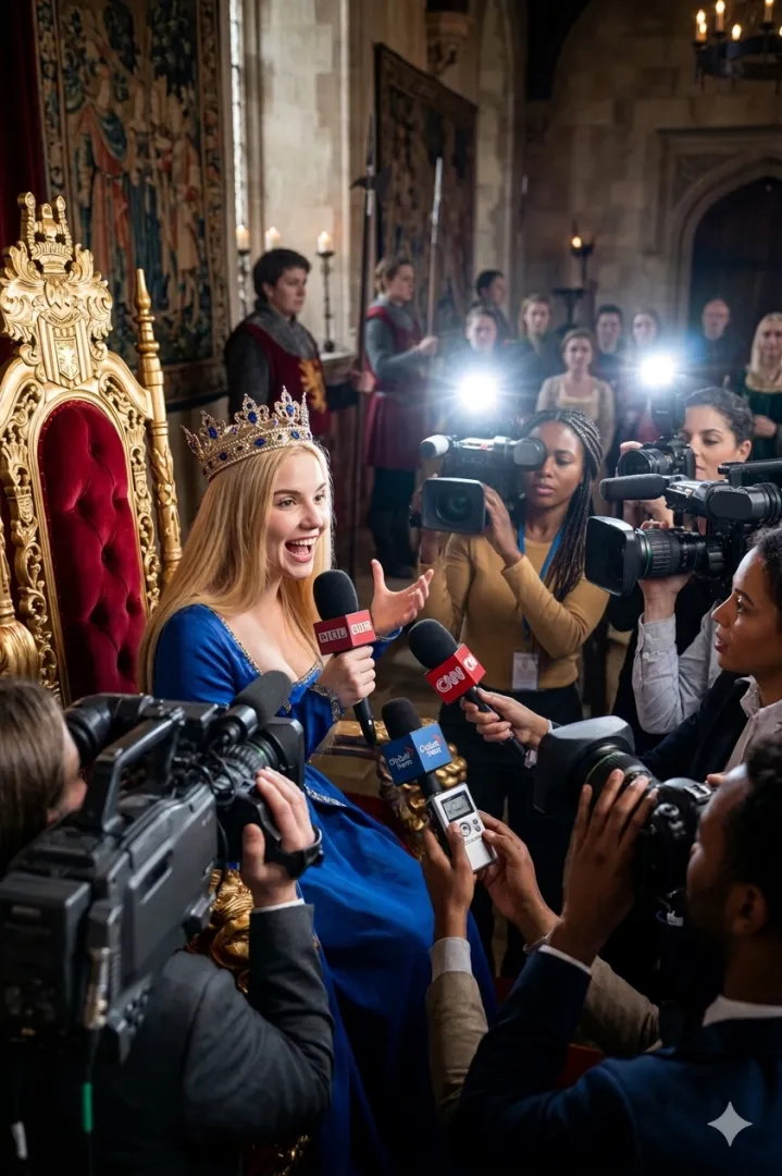 Wow! What a great turnout of reporters and journalists for my very important press conference!