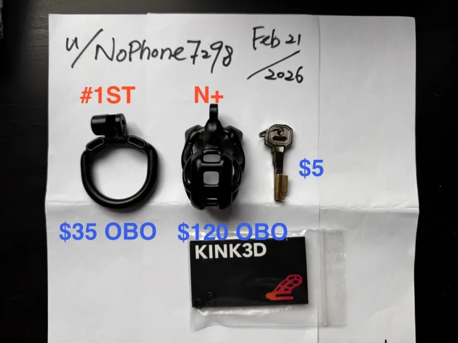 [WTS] [US] Black Cobra N+ Cage, + Ring (#1 standard) set