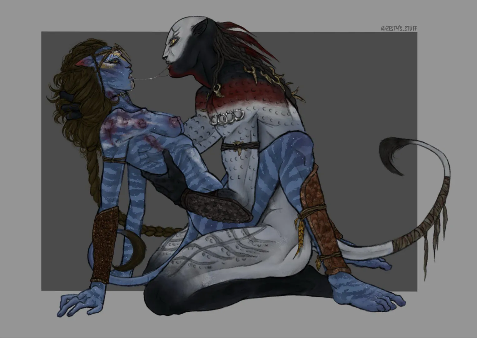 Wukula with a Sarentu (Zestyz_stuff)