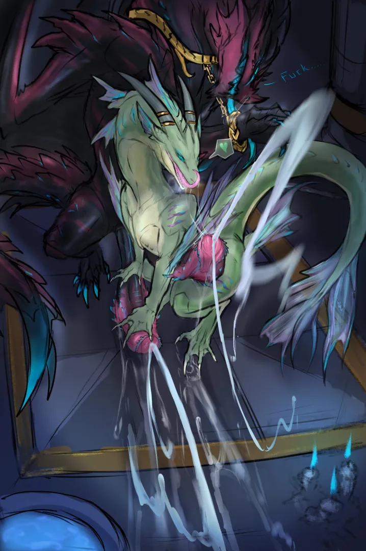 Wyvern mating (Laobai) [MF] first 3 rows are a splash zone~