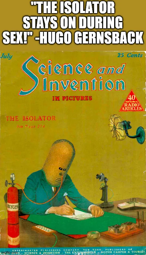 Ye olden sensory deprivation kink gear