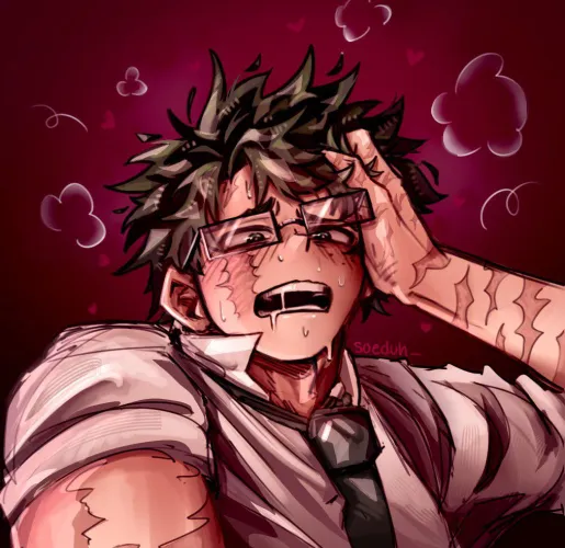 yea so i was actually under his desk