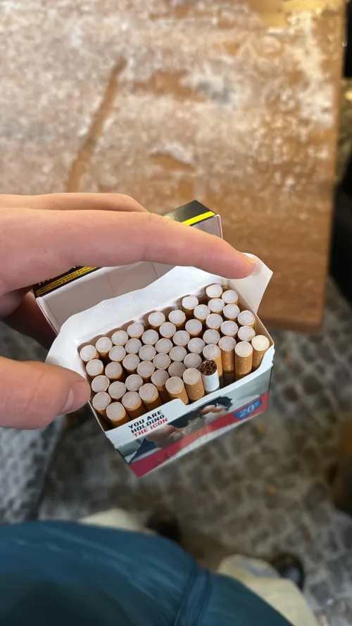 Yeah i smoke about 1/2 packs a day why?