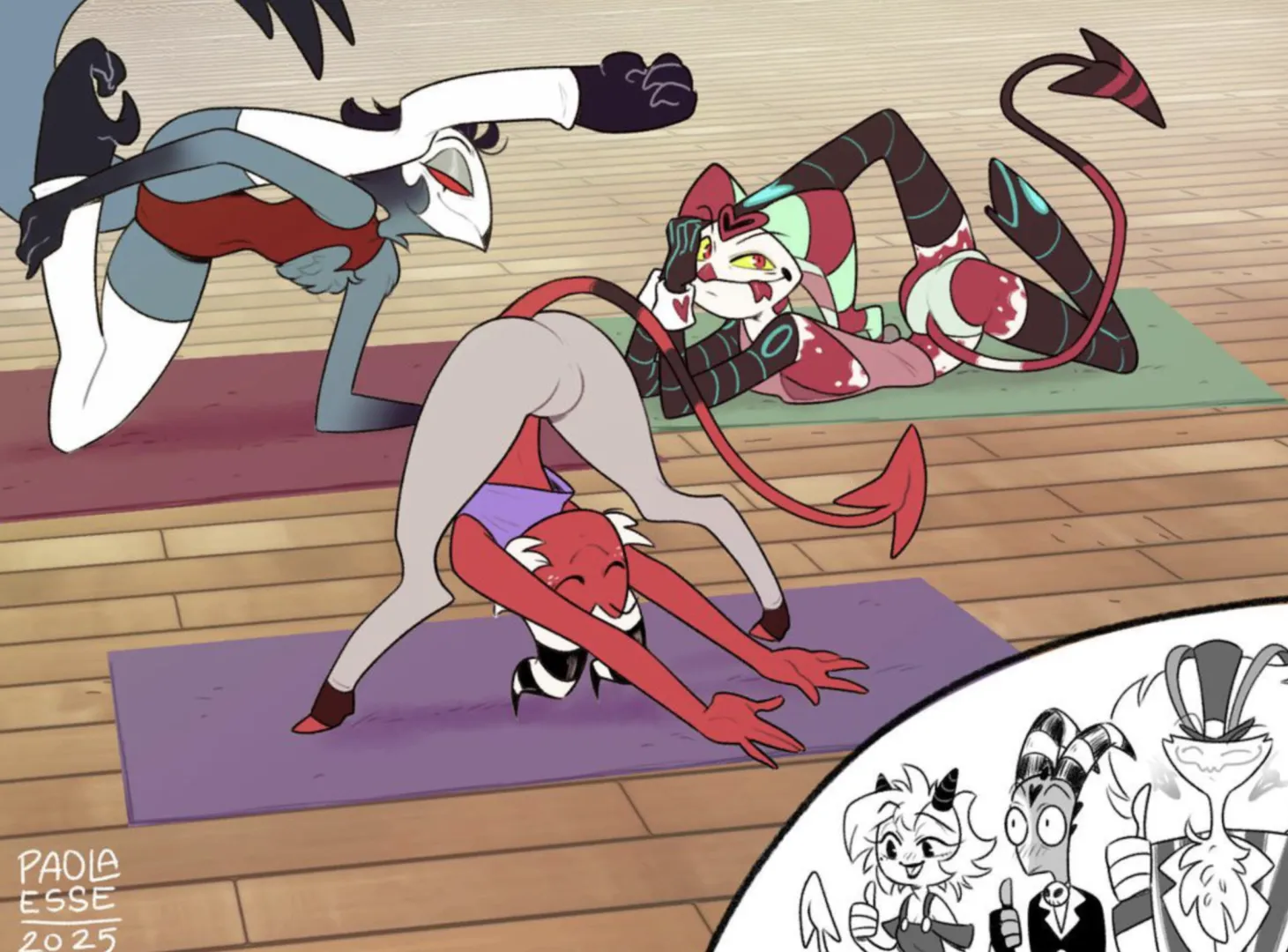 Yoga time (paolaessegraphics)