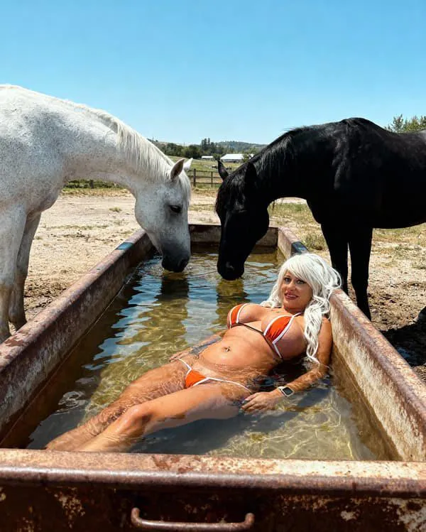 You ain’t much a cowgirl if you have been in the water trough.