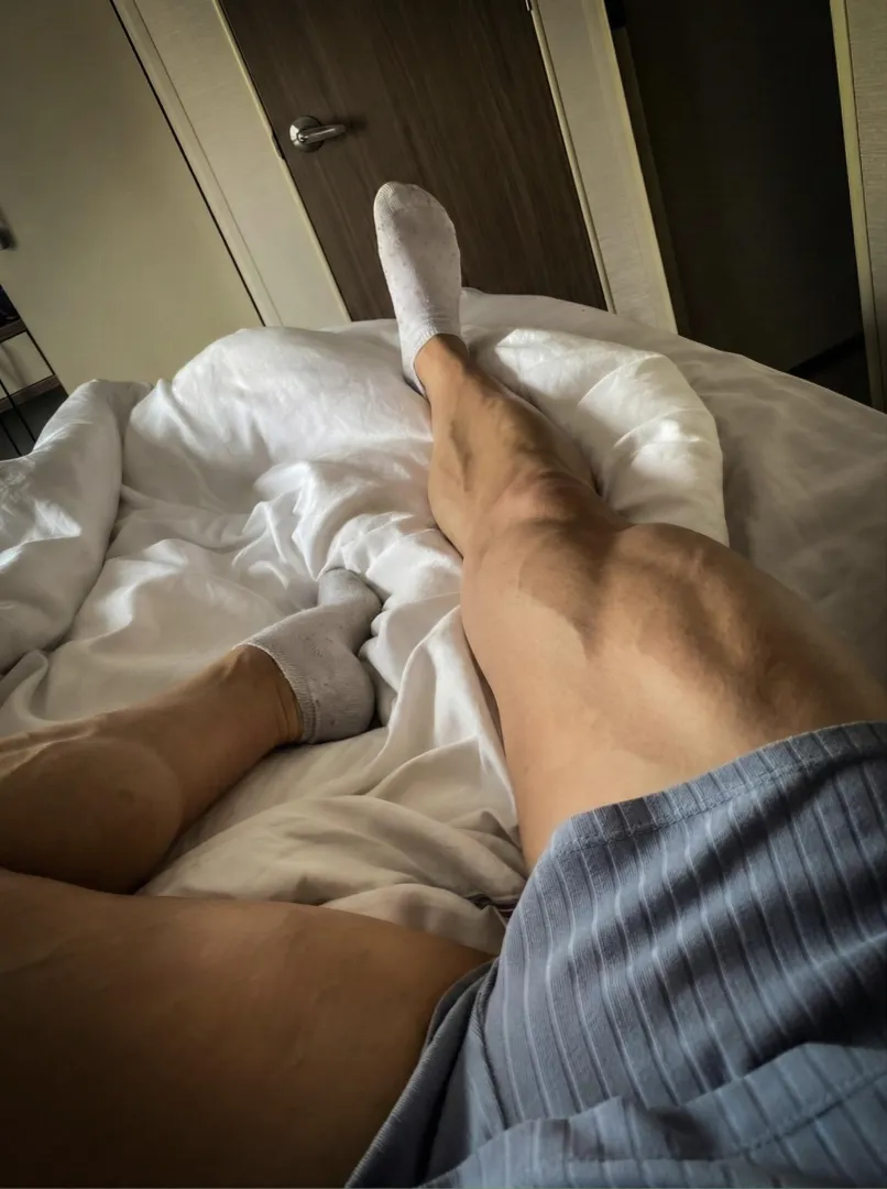 You best believe I’ve got the sweatiest socks..