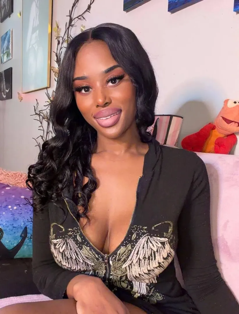 You came over to fuck but you saw my bulge… what you do next