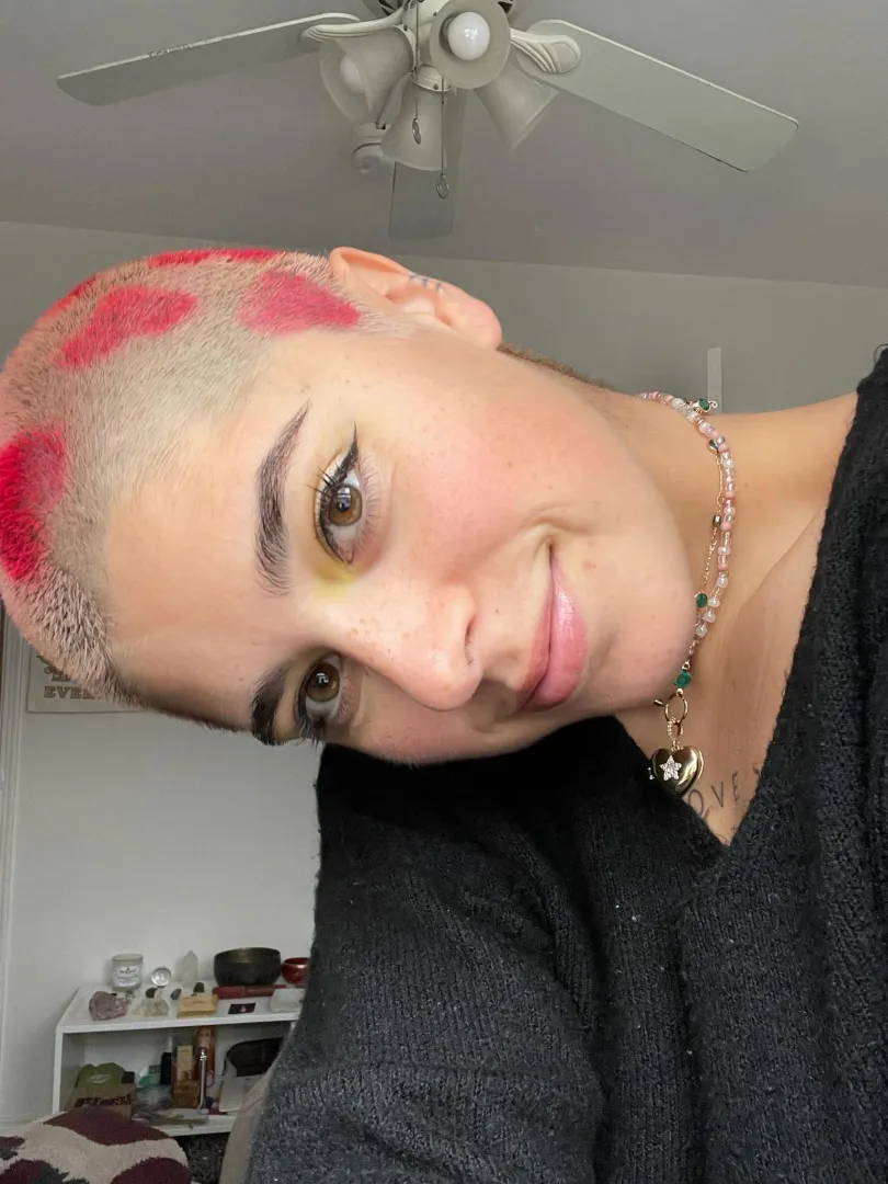 you can touch it if you want