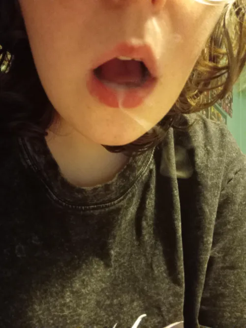 you could almost say its dripping from my mouth 