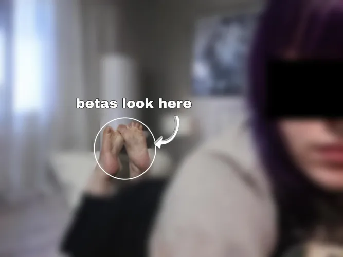 You get to see the pretty feet that touch the ground, say thank you.