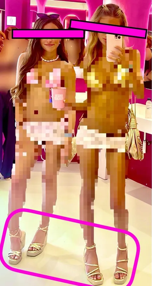 You met two brats at the resort pool. They sized you up immediately as the broke-dick, PIED, loser that you are and had you wrapped around their fingers. You went from buying them drinks for their attention to paying for their vacation for feet pics. Suc