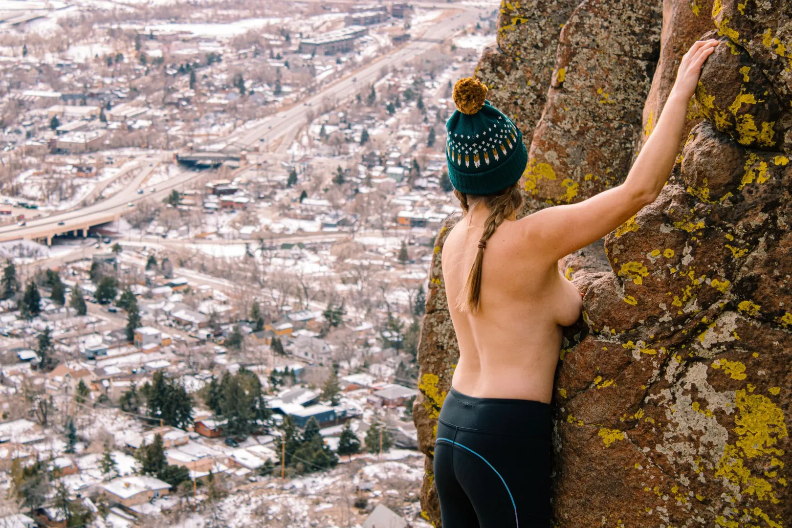 You never know what you might see on your hike (or drive to work)