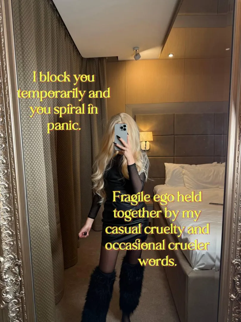 You panic the second I hit block [no imagefap]