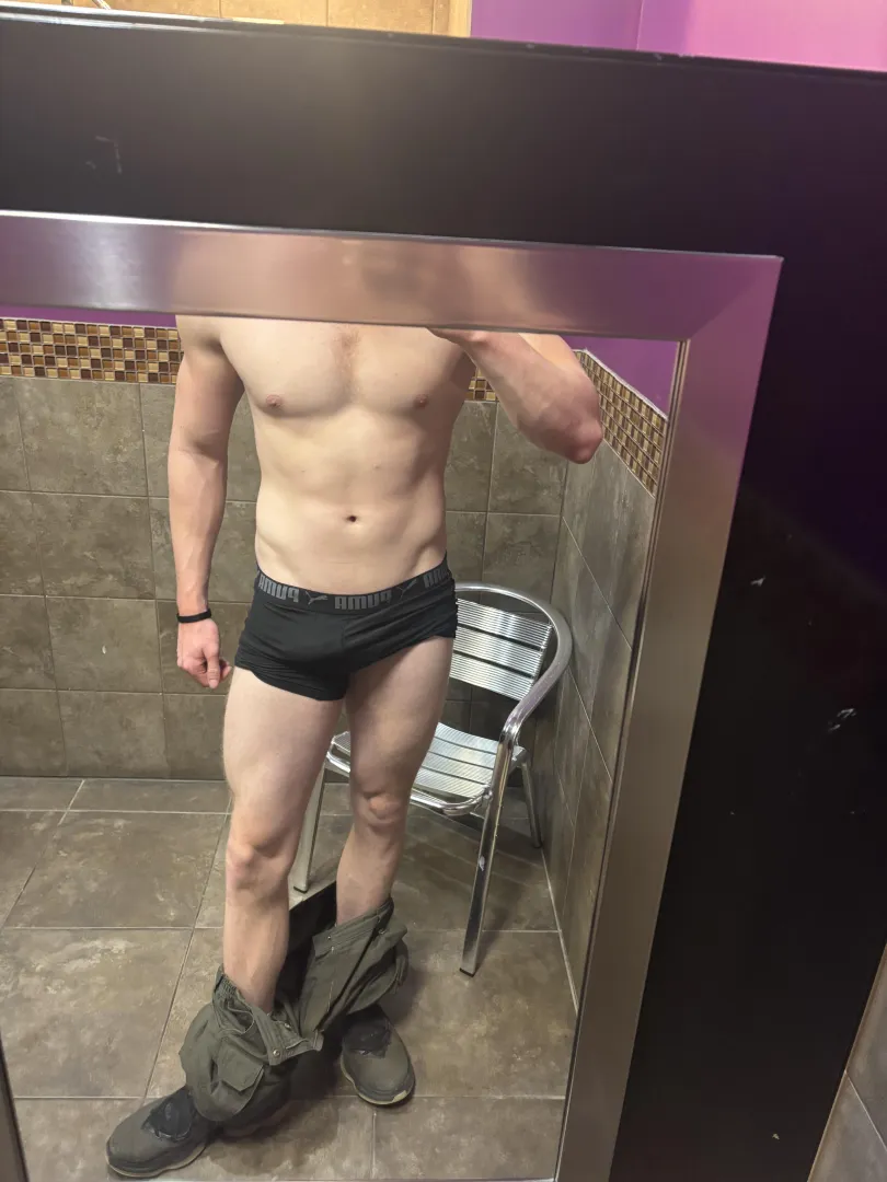 You prefer my thighs or my softie bulge?