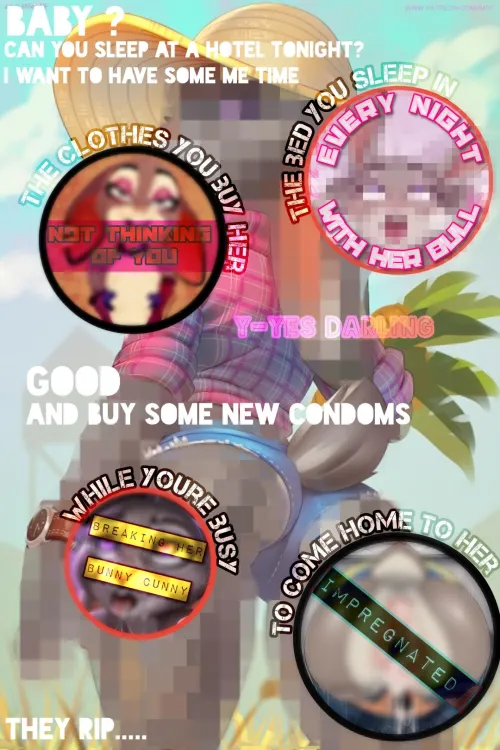 You want a Bun ? Too bad she has other plans you aren't.... Too much involved in