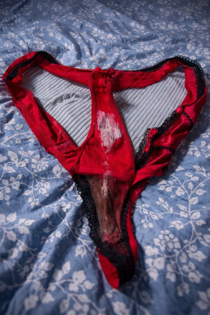 you want a taste of my creamy panties?