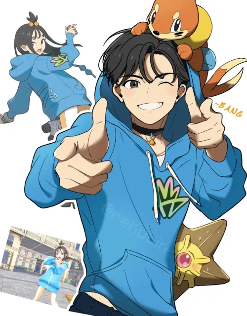 You were excited for your friend to come over, of course you were surprised when Lance came to your door. He then explained how he had swap class and you got where this was going... your dorky best friend was now the star of the swim team... did... did h