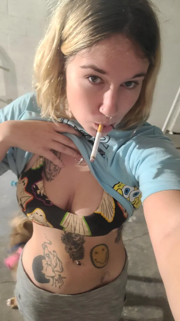 You will for sure catch me with a cigarette in my mouth