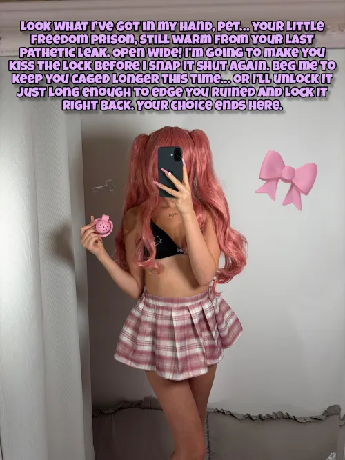 Your choice ends hereBeg for longer lockup or taste temporary freedom!