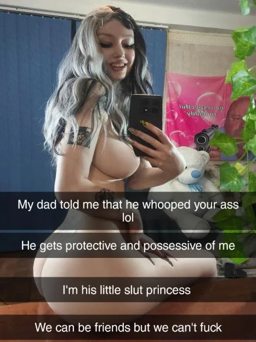 Your crush is her dad's little slut princess